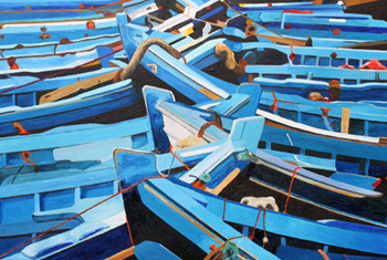 Blue boats 3